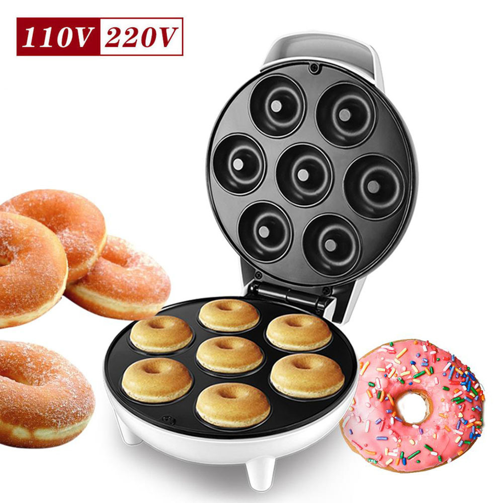 Hogar estándar americano donut máquina de desayuno máquina de pastel redondo máquina de pan máquina de comida ligera donut máquina
