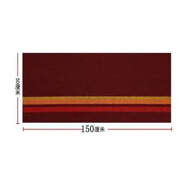 Universal Foot Pad Universal Easy-To-Clean Car Mats, Carpet-Type - burgundy-separate-rear-row-50150