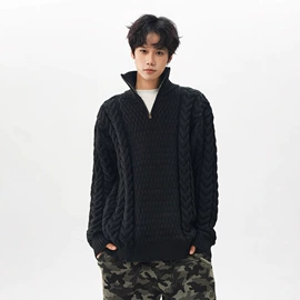 男式针织衫;男式夹克;男式休闲裤