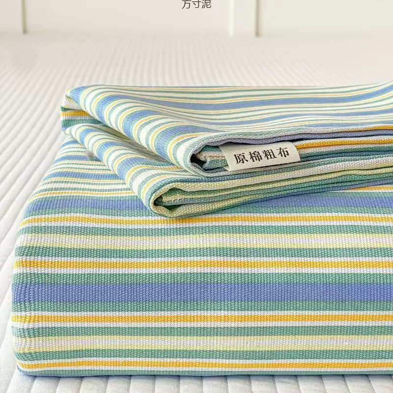 棉线加厚老棉布床单单人家用三件套双人学生宿舍单件炕单透气批发