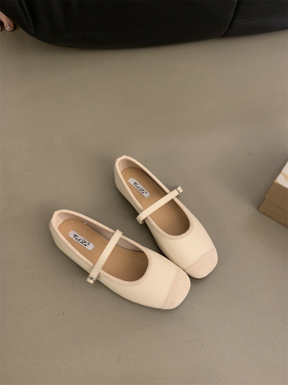 Xiaoxiang viento plateado nuevo estilo chino zapatos retrógrados franceses zapatos de ballet zapatos de primavera y verano zapatos de mujer