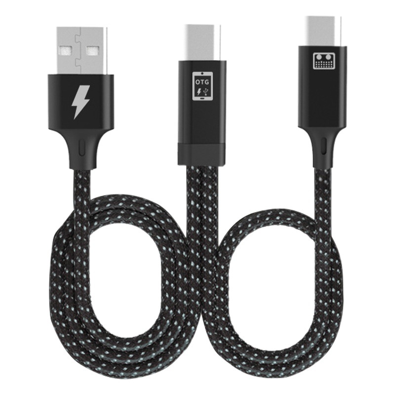 Tarjeta de sonido en vivo OTG Cable adaptador para Apple Android typec USB cable adaptador de teléfono móvil de carga síncrona 3,5