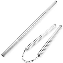 400g二合一双节棍成人防滑两用棍可拼接表演实战防身练习