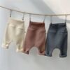 the republic of korea Children's clothing Autumn and winter Infants one trousers men and women baby Paige Versatile baby Leggings thickening