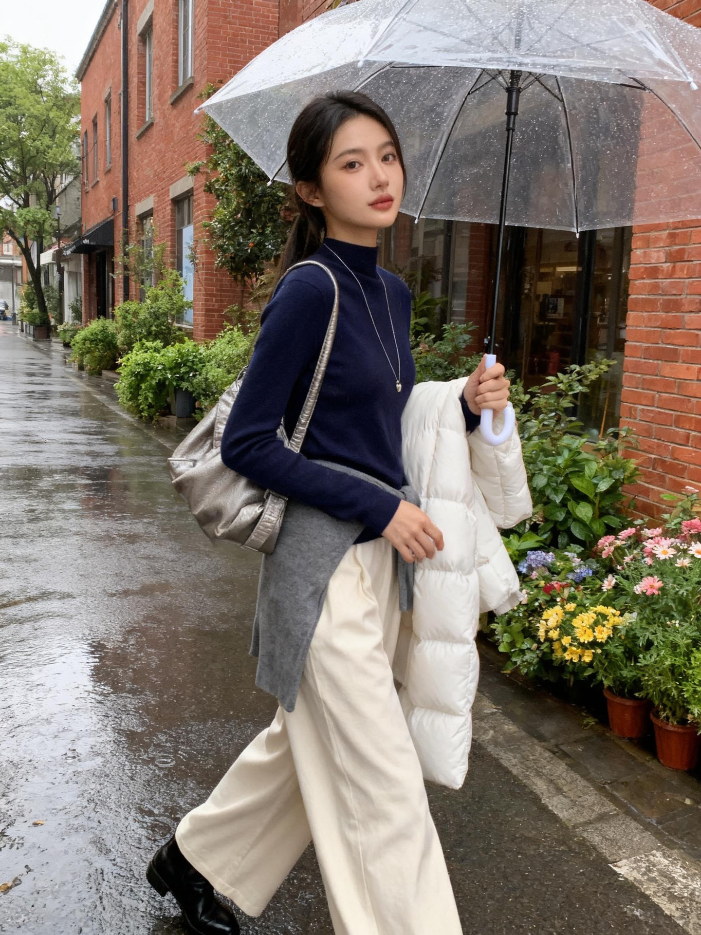 藏蓝（半高领）