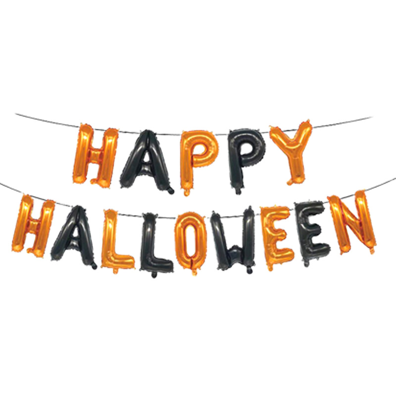 Ghost balloon with letters