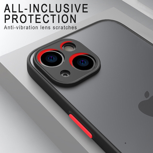 Suitable for iphone 15 eagle eye skin matte phone case 14 apple 13 anti-fall 12 translucent protective cover full package