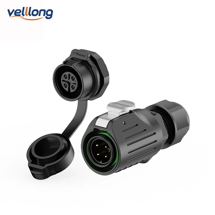 IP68 waterproof power socket connector EW-LP16 panel plastic 2/3/4/5/7/8/9 aviation plug