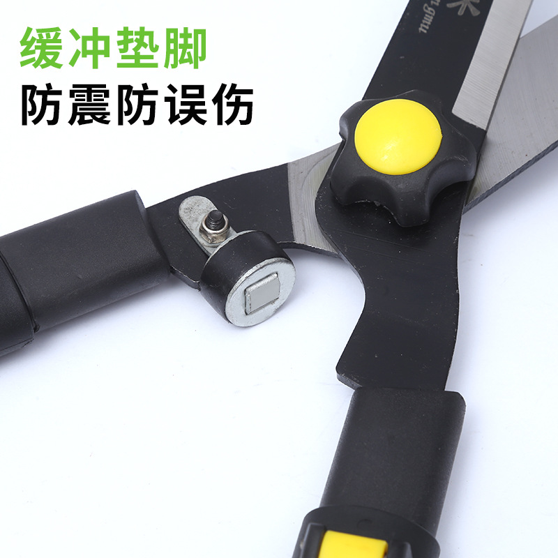 Vid verde tijeras de bambú verde aleación de aluminio retráctil tijeras de césped tijeras de podar verde tijeras de jardín acebo tijeras de té