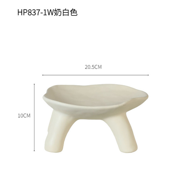 Cream brand ceramic storage system for living room for keys