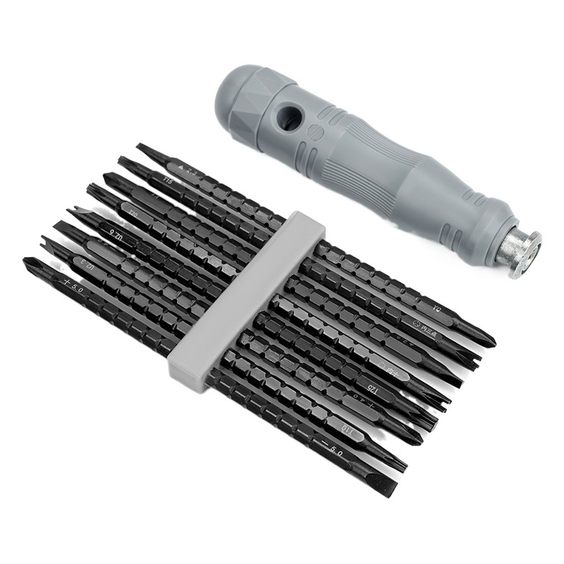 Juego de destornillador combinación multifuncional YU triángulo en forma de hogar de alta dureza Cruz Flor del ciruelo destornillador magnético fuerte