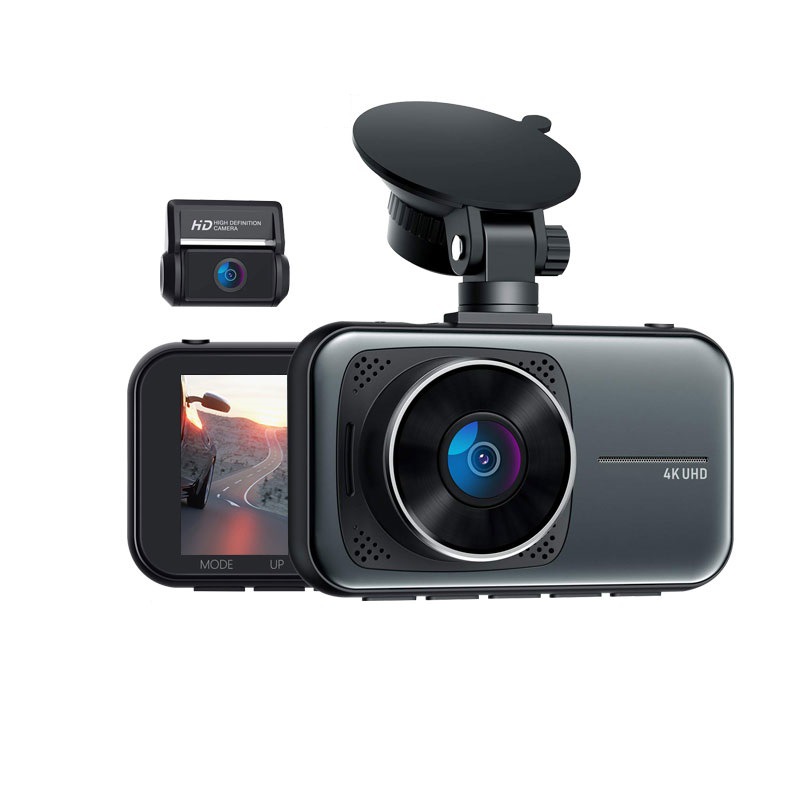 3寸行车记录仪外贸爆款双镜头倒车影像车载高清夜视隐藏式