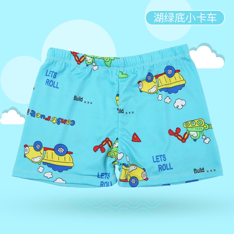Bañadores de natación para niños moda dibujos animados impresos troncos de natación para niños playa para niños de secado rápido transpirable Boxer pantalones cortos de natación al por mayor