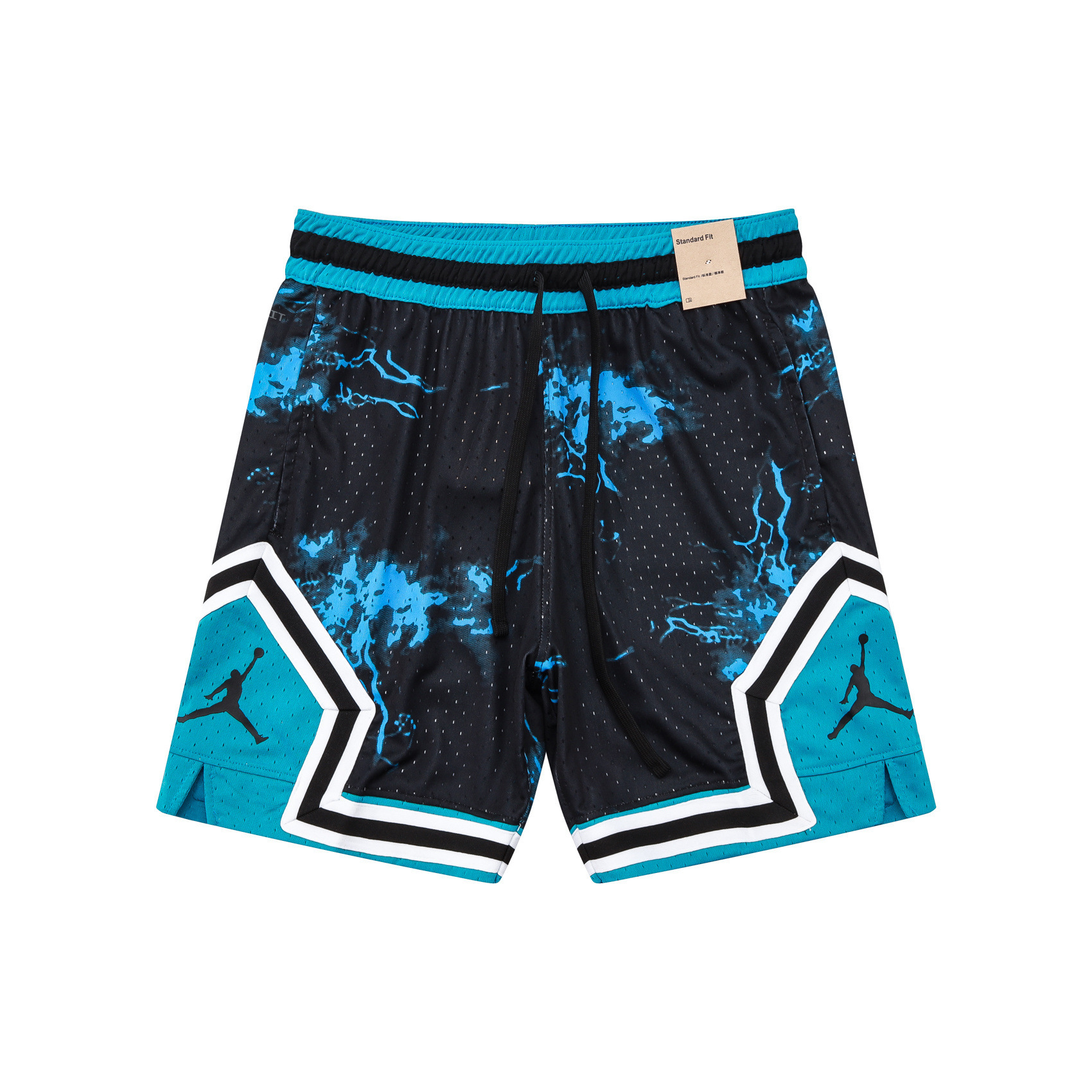 Tie-Dye Gradient Printed Shorts Chicago Bulls Basketball Shorts Men's Breathable Russian Jordan American Retro Tie-Dye Gradient Printed Shorts Chicago Bulls Basketball Shorts Men's Breathable Russian Jordan American Retro