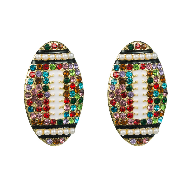 Fashion Style Fashion Diamond Alloy Artificial Gemstones Earrings