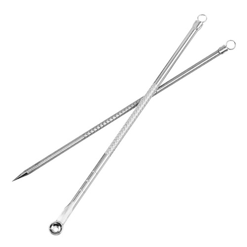 Stainless steel acne needle 4-piece set Double-ended acne needle to remove blackheads and pick acne beauty tools Acne needle set