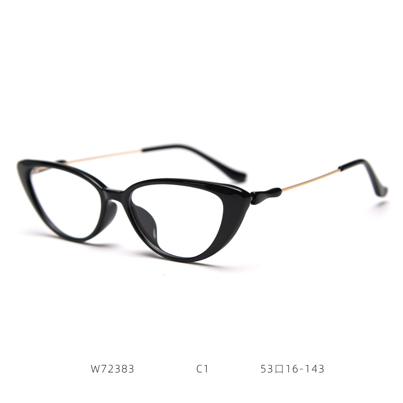 Retro TR90 Small Frame Cat Shaped Glasses For Women Fashionable Artistic Prescription Ready Non Prescription Available_voghion.com