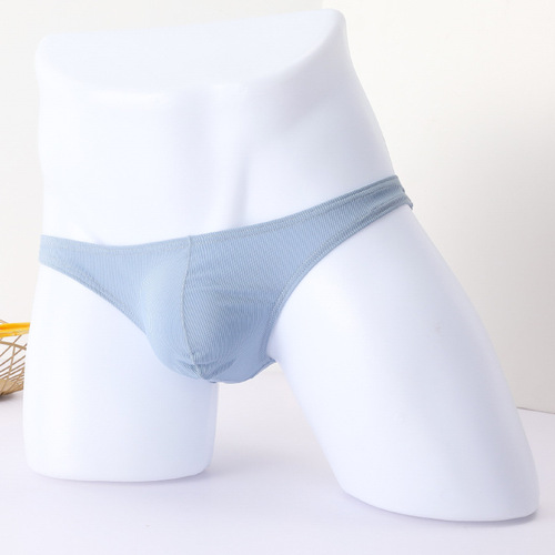 Men's briefs, sexy, silky and outstanding thong, men's elastic, tempting, sporty, low-waist, cross-border wholesale