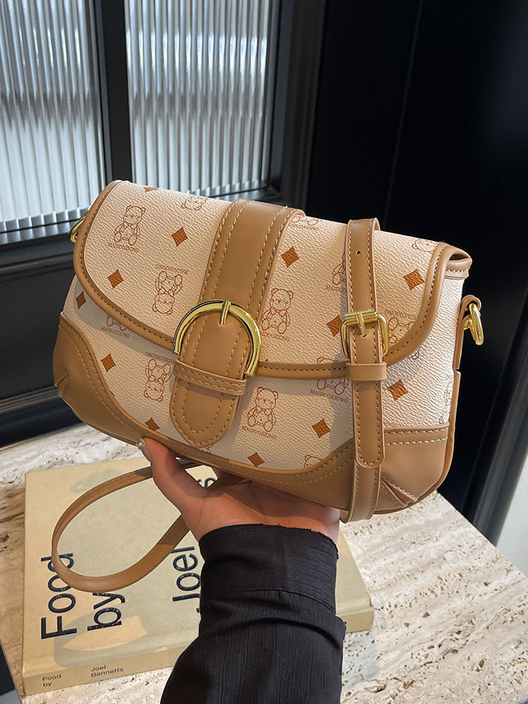 Bolso de mujer, bolso de hombro informal de otoño, bolso cuadrado pequeño de moda, bolso de hombro sencillo para ir al trabajo, nuevo bolso de hombro ancho para mujer.
