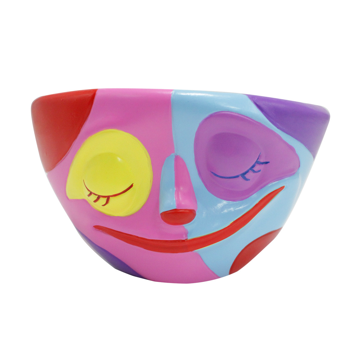 Creative face flower pot decoration resin crafts succulent flower pot flower pot garden courtyard home office flower pot