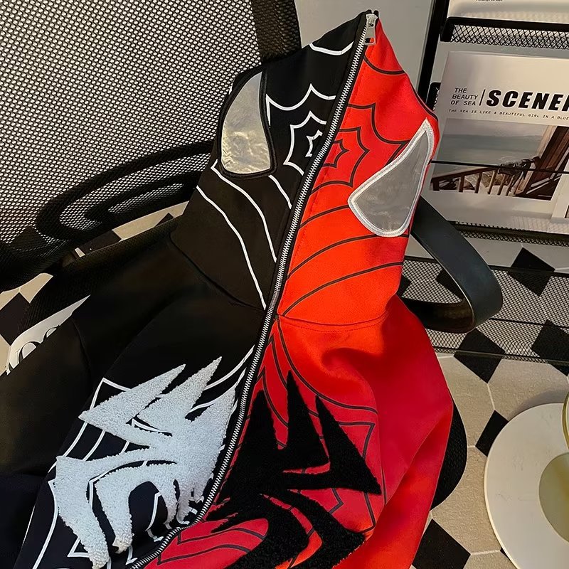 Embroidered print jacket