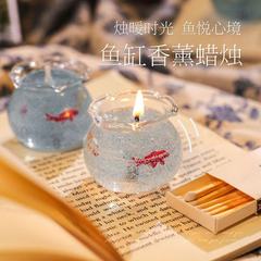 泡水槽金魚香薫ろうそく礼箱小衆高級感女誕生日に親友プレゼント小衆香薫