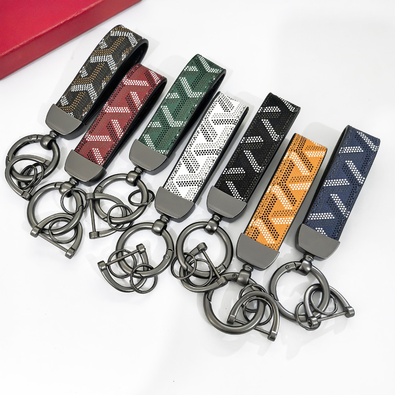 New Style Ins Dog Tooth Monogram Leather Y Trendy Brand Keychain Pendant Bv Personalized Creative Fashion Versatile Car Keychain New Style Ins Dog Tooth Monogram Leather Y Trendy Brand Keychain Pendant Bv Personalized Creative Fashion Versatile Car Keychain