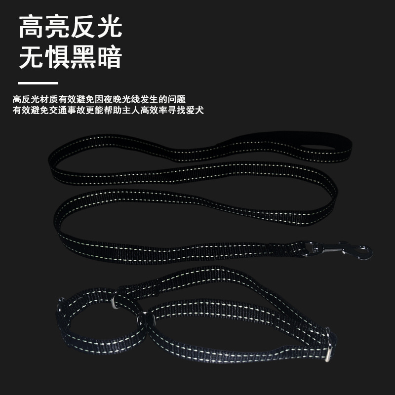 Cuerdas de tracción para perros, cuerdas de tracción alargadas, collares para perros, cuerda para caminar, Teddy de pelo dorado para mascotas, cadenas de perros grandes y medianos