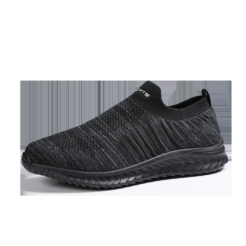 2025 primavera nueva pareja zapatos de tejido femenino cómodos zapatos casuales de malla transpirables zapatos deportivos de hombre zapatos de altura baja