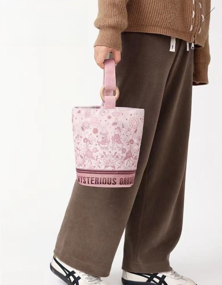 2023 Nowa zabytkowa torba typu bucket z królikiem do noszenia małej torebki, torba dla mamy, torba do noszenia na zewnątrz, torba bento do pracy_voghion.com