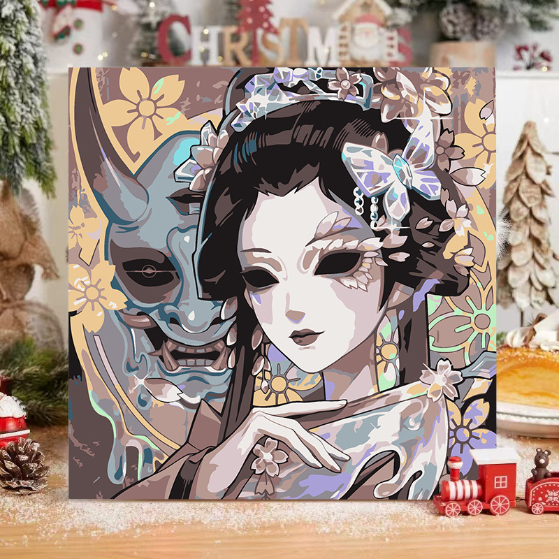 蝶デジタル油絵 diy 着色油絵子供の手描き蝶装飾絵画装飾品メーカー卸売|undefined