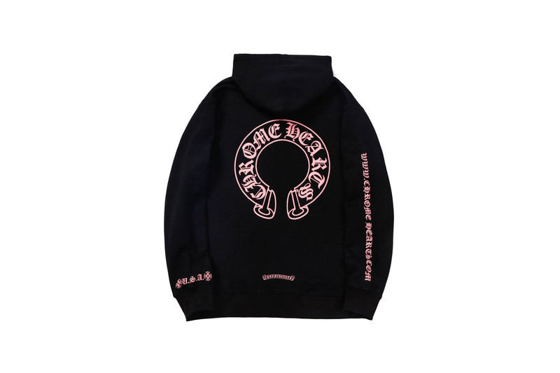 24新款chrome Hearts 克罗伈卫衣正确版马蹄连帽卫衣广州工厂批发|undefined