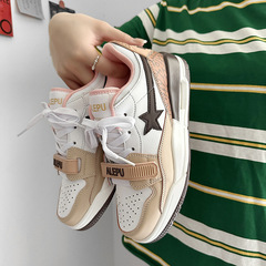 國潮ins港風撞色流星氣墊運動鞋男女chic百搭情侶厚底休閒慢跑鞋