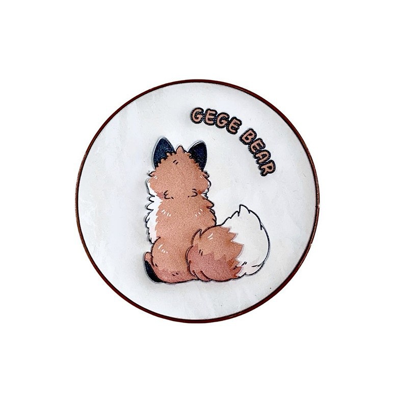 Gege bear cloud yarn polvo de maquillaje ligero no es fácil de quitar, polvo de maquillaje brillante, maquillaje al por mayor