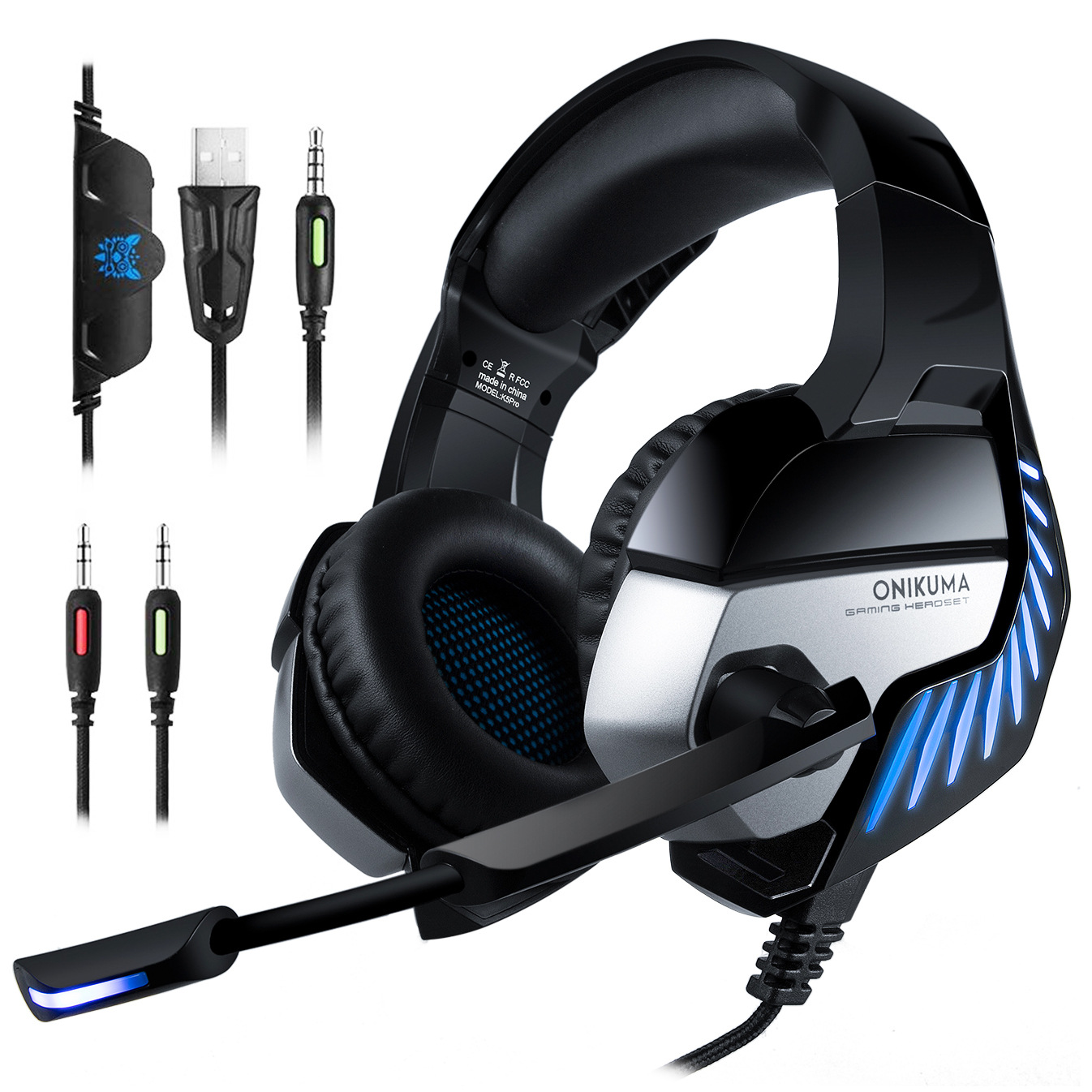 ONIKUMA K5Pro gaming headset head-mounte...