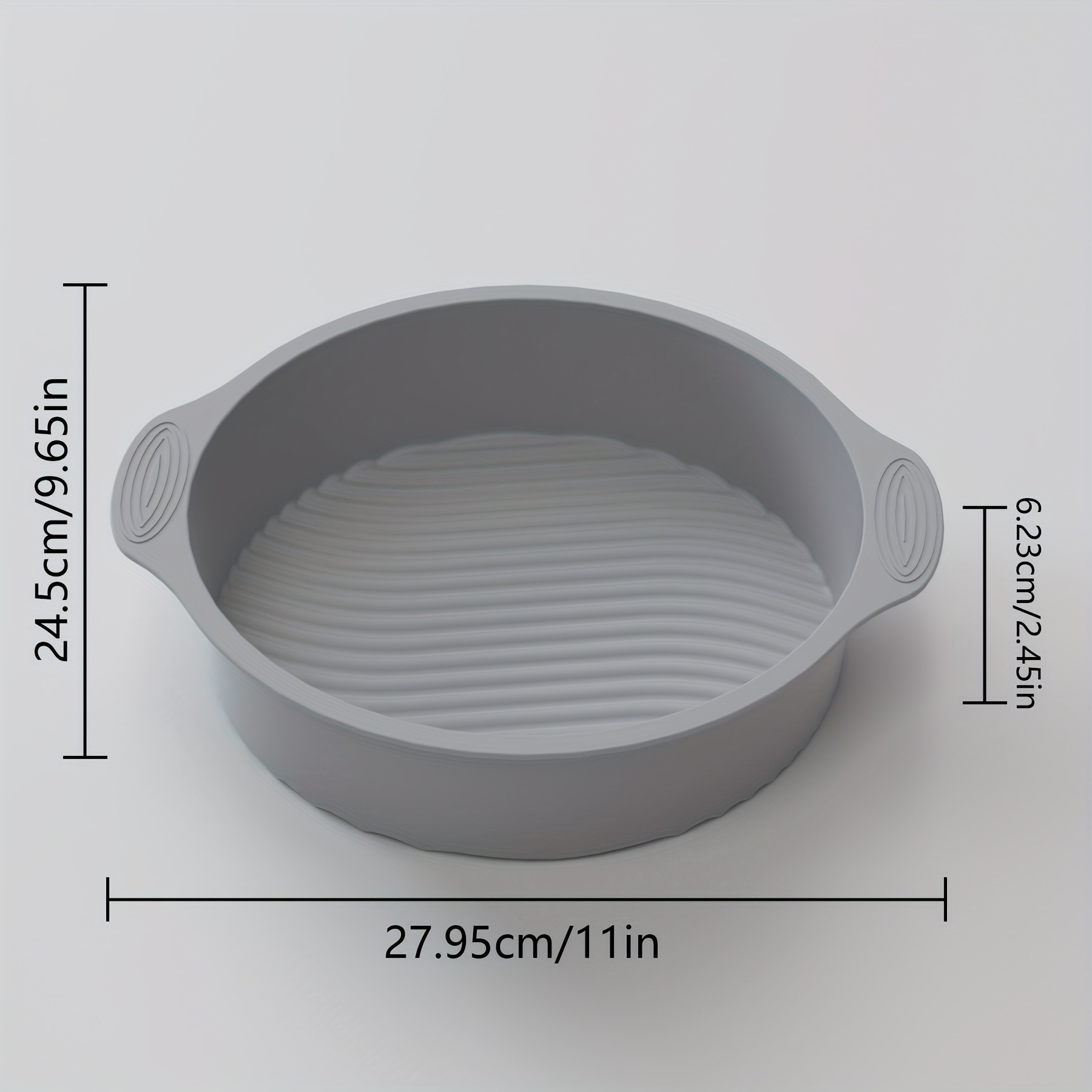 Grado alimenticio silicona aire freidora placa de horno horneado herramienta aplicable molde de tostada de pastel resistente a alta temperatura