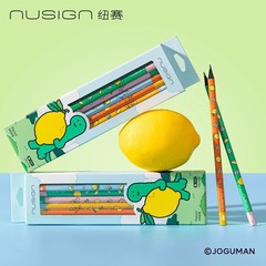 得力乔古漫铅笔小学生用无铅毒2B考试专用一年级HB写字高颜值卡通