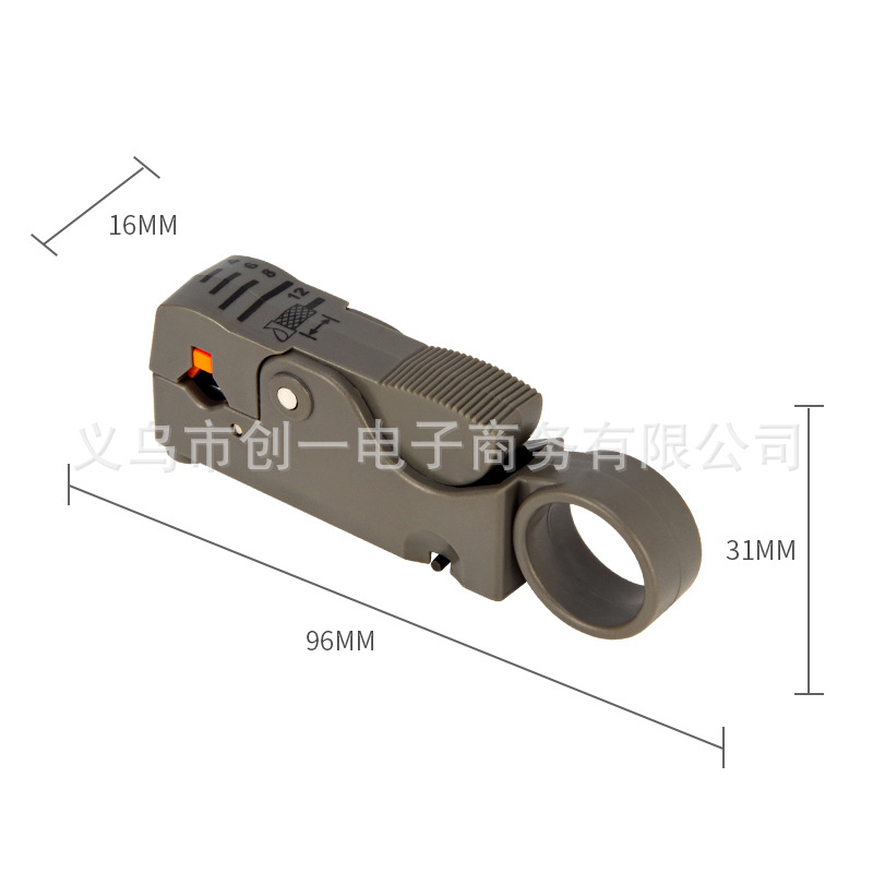 Multifuncional cable coaxial stripper cable stripper teléfono cortador de cable Cuchillo pequeño cuchillo amarillo