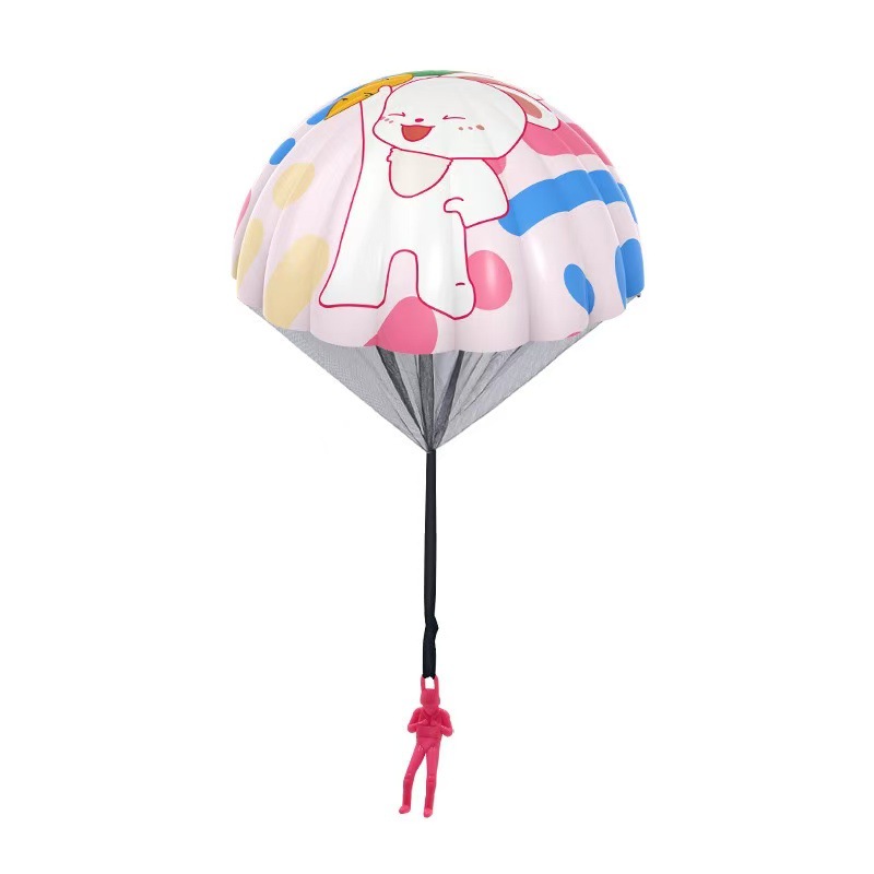 Children's Parachute Outdoor Sports Hand-Thrown Parachute Park Toy Air Drop Outdoor Game Props