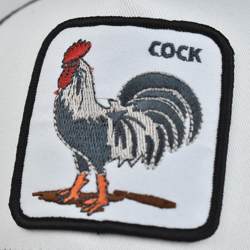 Animal Embroidered Net Hat Men's And Women's Animal Baseball Cap Hip Hop Cap_voghion.com