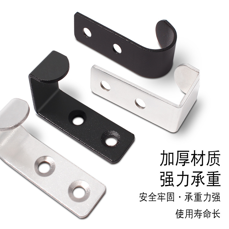 Gancho de acero inoxidable, gancho individual para cocina, baño, inodoro, colgante de pared, gancho para toalla individual, gancho para abrigo grueso, gancho para ropa