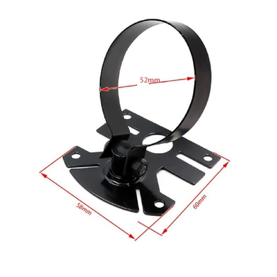bracket carbon fiber 2 inches — automobile instrument - adjustable-iron-frame