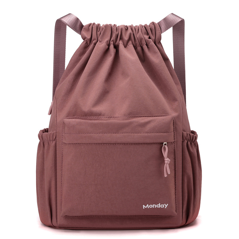 2025 nueva mochila de mujer nylon mochila multifuncional de gran capacidad ocio viaje ligero bolsa de fitness vacaciones