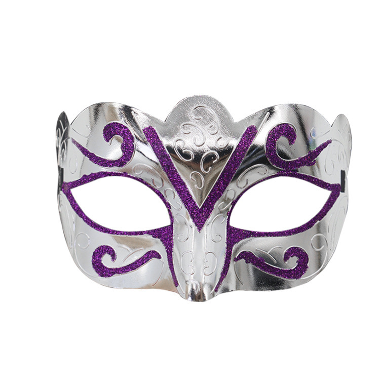 Halloween galvanizado pequeña belleza mariposa bailarina espectáculo de baile de máscaras de mitad cara carnaval pintado venecia máscaras