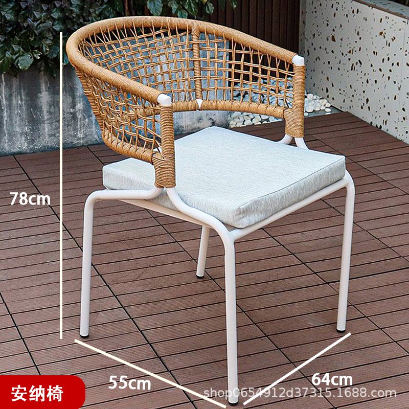 Silla de Anna B (trenzado de cuerda)