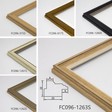 美式画框条裱框木框条欧式复古高端PS画框线条镜框油画挂框条定制