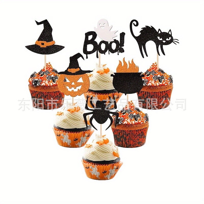 ハロウィンケーキデコレーションクロスボーダーホットスタイルベーキングケーキフラグプラグインデザートテーブルセッティングメーカー在庫あり|undefined