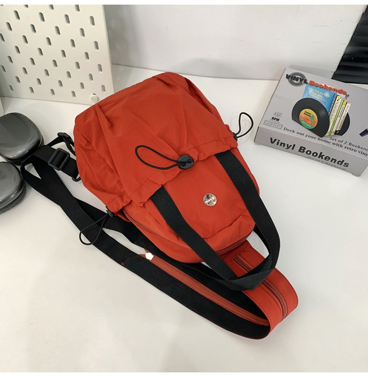 Backpack Men's And Women's 2025 Multifunctional Breast Bag Lightweight Nylon Cloth Bag Single Shoulder High Value Work Commuter Messenger Bag_voghion.com