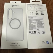 适用三星S25Ultra透明磁吸手机壳S25+高透耐磨保护后壳S25防摔套