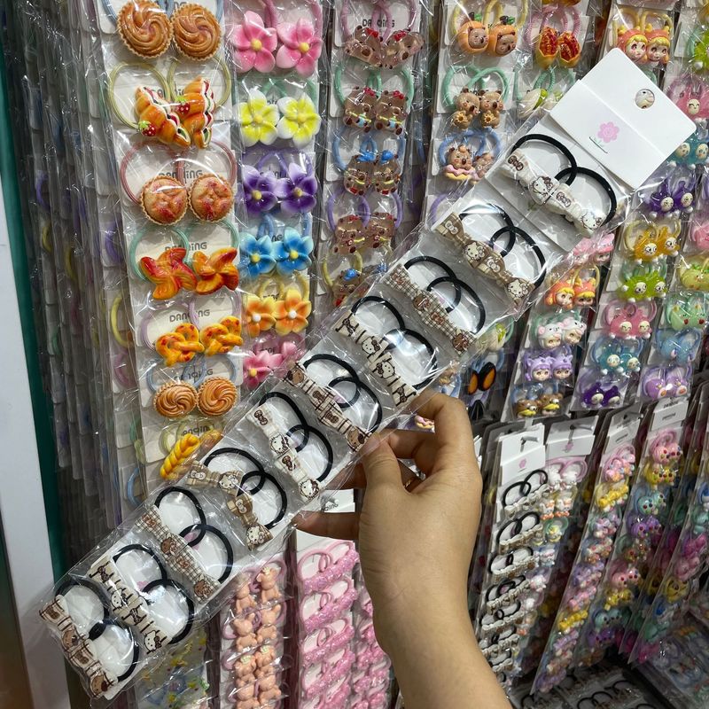 漫画KT子供の髪ひもマーメイド王女の髪輪かわいい皮筋ロープ子供の髪飾り卸売り義烏|undefined